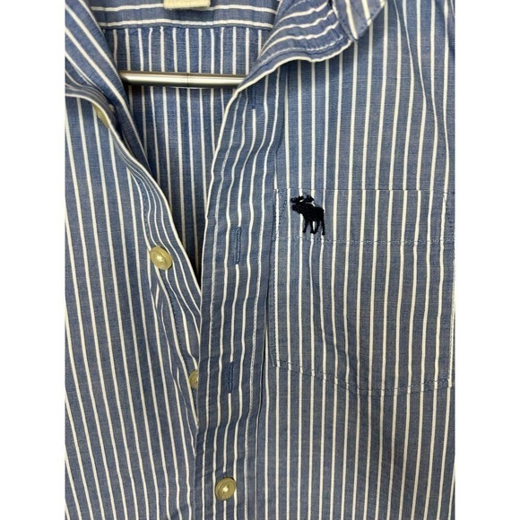 Abercrombie & Fitch Boys Button Up Muscle Tee Size Small - Picture 5 of 5